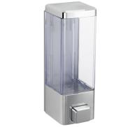 Дозатор жидкого мыла настенный пластиковый хром. 250мл